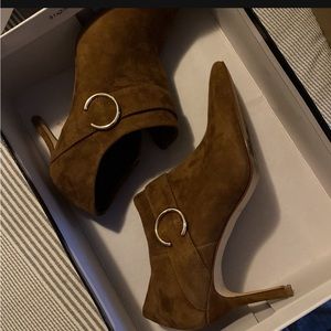 Brown ankle boots